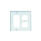 Leviton 80455-w White Wallplate 2 Gangs
