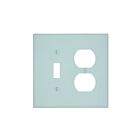 Leviton 80505-w White Combination Wallplate