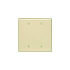 Leviton 80525-i Ivory Wallplate 2 Gangs