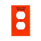 Leviton 80703-ig Orange Combination Wallplate