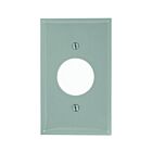Leviton 80704-gy Grey Wallplate 1 Gangs
