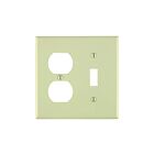 Leviton 80705-t Light Almond Combination Wallplate
