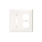 Leviton 80705-w White Wallplate 2 Gangs