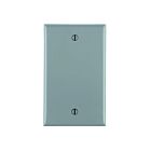 Leviton 80714-gy Grey Wallplate 1 Gangs