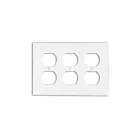 Leviton 80730-w White Duplex Receptacle Wallplate