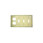 Leviton 80743-i Ivory Combination Wallplate