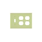 Leviton 80747-i Ivory Wallplate 3 Gangs