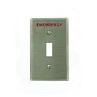 Leviton 84001-e40 Silver Wallplate 1 Gangs