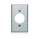 Leviton 84020-40 Stainless steel Wallplate 1 Gangs