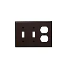 Leviton 84021-40 Stainless Steel Wallplate 3 Gangs