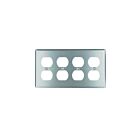 Leviton 84041-40 Stainless Steel Duplex Receptacle Wallplate