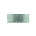Leviton 84066-40 Silver Wallplate 6 Gangs