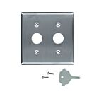 Leviton 84072-40 Silver Switch Wallplate