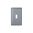 Leviton 84101-40 Stainless Steel Toggle Wallplate