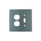 Leviton 84105-40 Silver Combination Wallplate