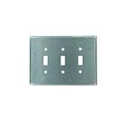 Leviton 84111-40 Stainless Steel Wallplate 3 Gangs