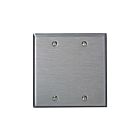 Leviton 84125-40 Stainless Steel Wallplate 2 Gangs