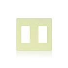 Leviton awp0f-20i Ivory Wallplate 1-Gangs
