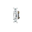 Leviton csb2-15w White Toggle Switch