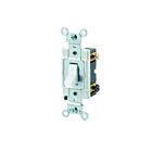 Leviton csb2-20w White Toggle Switch