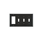 Leviton p326 Brown Combination Wallplate
