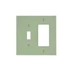 Leviton pj126-i Ivory Wallplate 2 Gangs