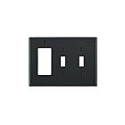 Leviton pj226 Brown Wallplate 3 Gangs