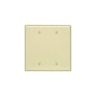 Leviton pj23-gy Grey Wallplate 2 Gangs
