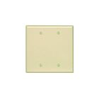 Leviton pj23-i Ivory Wallplate 2 Gangs