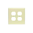 Leviton pj82 Brown Wallplate 2 Gangs