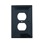 Leviton pj8-e Black Wallplate 1 Gangs