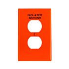 Leviton pj8-ig Orange Wallplate