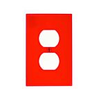 Leviton pj8-r Red Wallplate 1 Gangs