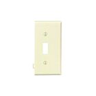 Leviton pse1-i Ivory Wallplate 1 Gangs