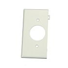 Leviton PSE7-W 1-Gang Single 1.406 Hole Outlet/Receptacle Wallplate White