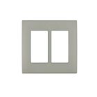 Leviton rewp2-ca Cafe Latte Screwless Wallplate
