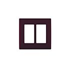 Leviton rewp2-dg Deep Garnet Screwless Wallplate