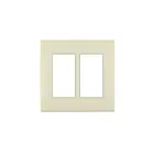 Leviton rewp2-gc Gold Coast White Screwless Wallplate