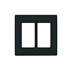 Leviton rewp2-ob Onyx Black Decorator Wallplate 2 Gangs