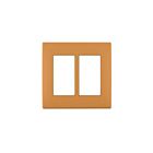 Leviton rewp2-tc Toasted Coconut Screwless Wallplate