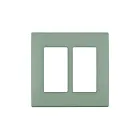 Leviton rewp2-ws Wood Smoke Wallplate 2 Gangs