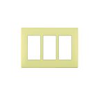 Leviton rewp3-cs Corn Silk Screwless Wallplate