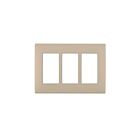Leviton rewp3-dt Dapper Tan Screwless Wallplate