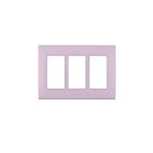 Leviton rewp3-fp Fresh Pink Lemonade Screwless Wallplate