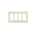 Leviton rewp4-gc Gold Coast White Screwless Wallplate