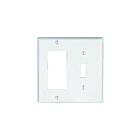 Leviton sj126-40 Stainless Steel Wallplate 2 Gangs