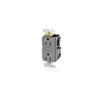 Leviton MGFN1-GY 15A, 20A Feed-Through 125V Receptacle