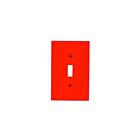 Leviton pj1-r Red Wallplate 1 Gangs