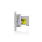 Leviton S216-B4 Box Yellow Pin & Sleeve Inlet 2P3W 16A 100-130V 4-Hour Clock Position
