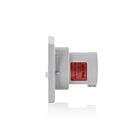 Leviton S316-B6 Box Rated Pin & Sleeve Inlet 3P4W 16A 380-415V 6-Hour Clock Position